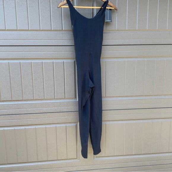 Love Soft Jumpsuit Black Strappy Back New with tag Size Small - Picture 2 of 9
